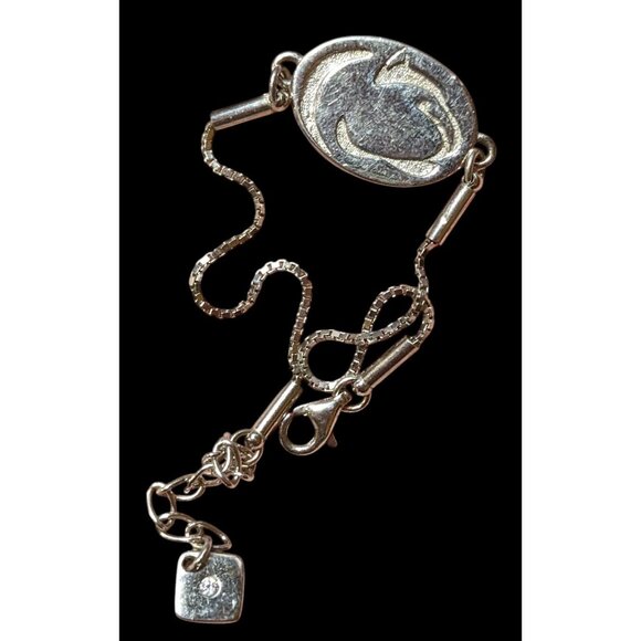 Carolina Panthers Silver Tone Bracelet - Picture 1 of 6